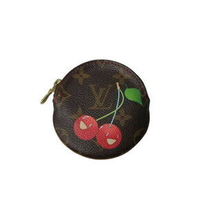Louis Vuitton Porte Monnaie Wallet Cherry Red by Takashi Murakami